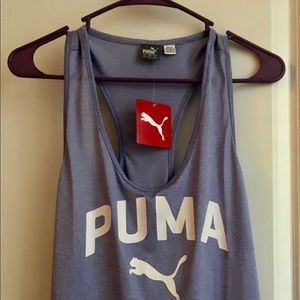 Puma mesh logo Tank  sweet lavender size XL